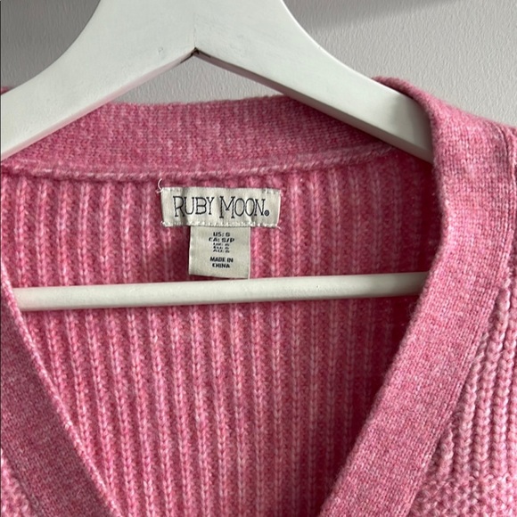 🔥Pink Button-Up Women's Sweater - Picture 2 of 5
